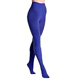Angelina Brushed Interior Thermal Tights, #009 Royal Blue