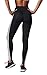 adidas Womens 3 Stripe Active Tights (M, Black/White)