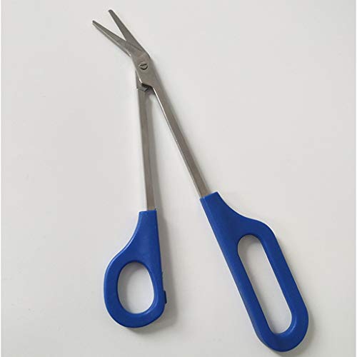 Puyujin Long Handle Toenail Scissor , Scissors Long Handle Nail Clippers Toenail Toe Ergonomic Care Pedicure Cutter, Perfect Ergonomic Design, Easy Reach Handle Unique Design Elderly Cuticle Scissor