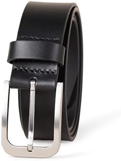 Tony Lama Men's Black Ostrich Dress Belt Black 28 at Amazon