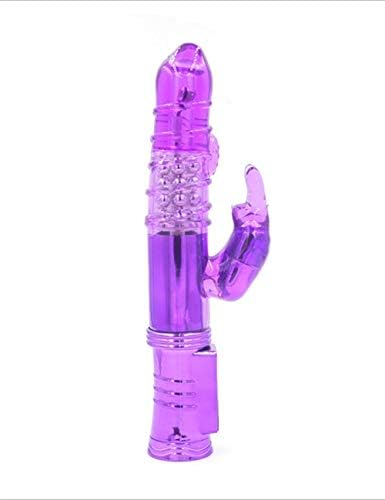 KCoob 10 Speeds R-otating T-hrusting Rabbit Toys for Women & Couples - Waterproof & Quite (Color : Purple)