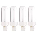 KOR 4 Pack 13-Watt Double Tube 2 Pin (GX23-2) Base