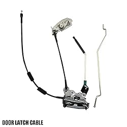 unikpas Door Latch Assembly w/Cable & Rod