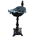Jashem Cast Iron Bird Feeder Rustproof Maple Leaf Shape Bird Bath Decorative Wrought Crafts Heavy Bird Feeder for Garden Villa Home 13.2 x 9.25 inches