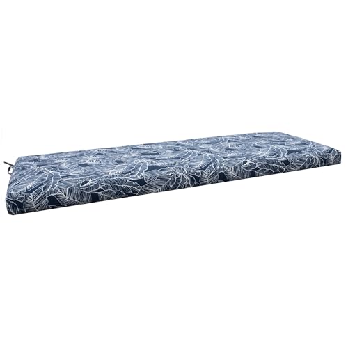 Tommy Bahama Outdoor Bench Cushion, Tropical Print Sunbrella Fade-Resistant for…