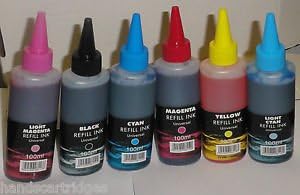 X6 100Ml Ciss Bottle Ink Compatible with C7160 C6100 C5180 363 364 Which are Universal
