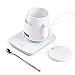 Coffee Mug Warmer Cup with Automatic Shut off for Office Home Use, Beverage Warmer Cups Plate Accessories for Milk Tea Coffee Warm Up to 131℉/55℃ 24 a day
