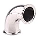 2 inch Tube OD Sanitary Ferrule Elbow 90 Degree Pipe Fitting SS304 Tri Clamp 2 Inch