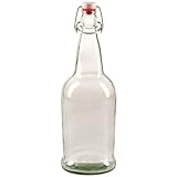 CASE OF 12 - 32 oz. EZ Cap Beer Bottles - CLEAR