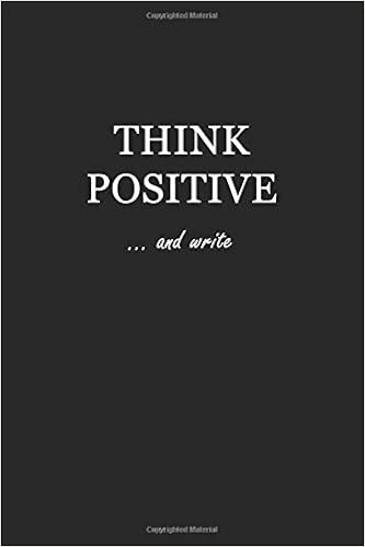 Journal Think Positive And Write 6x9 Dot Journal