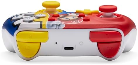 Nano Enhanced Wireless Controller for Nintendo Switch, Switch Lite & OLED Model, Rechargeable Bluetooth Gamepad with up to 20 Hours of Play Time, Official: Mario Victory
