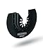 Rockwell RW8928 3-1/8-Inch Sonicrafter Oscillating Multitool HSS Semicircle Saw Blade with Universal Fit System
