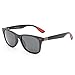 Polarized Sunglasses for Men Women - Memory Material Durable & Lightweight - UV 400 Protection with Case
