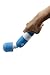 Magic Waterproof Therapeutic Massage Wand | 10 speeds for Muscle Aches & Recovery | Rechargable | Cordless & Portable | Supercharged | Great for Shiatsu, Swedish, Sports massage - Blue