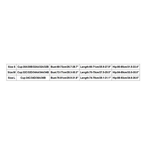 wodceeke Women's One-Piece Swimsuit Solid Color Sling V-Neck Siamese Bikini Beachwear Swimwear(White,M)