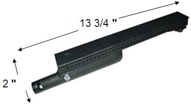 B24901 Cast Iron Burner for Centro, Charbroil, Front Avenue Part, Costco Kirkland, and Thermos Part, Charbroil, Coleman, Front Avenue, Kirkland and Thermos Gas Grill Cast Iron Burner