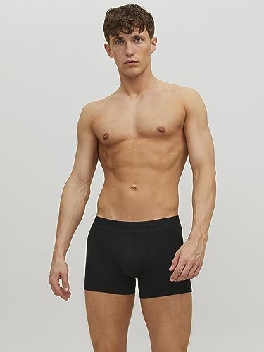 Herren Jactone in Tone Trunks 5 Pack Boxer Shorts, Schwarz, S EU