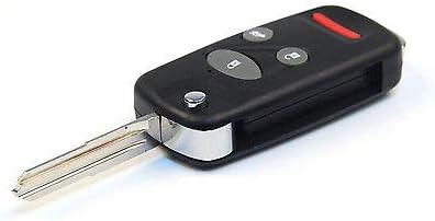 FidgetGear New Keyless Entry Modify 4 Buttons Folding Flip Remote Fob Key Shell for Honda