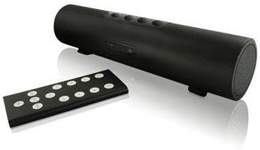 Omicron International Omicron G-ViB 2-B Tubus Bluetooth Portable Speaker - Black
