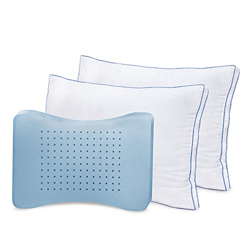 SensorPEDIC MemoryLOFT Deluxe Gusseted Pillow with Memory Foam Center