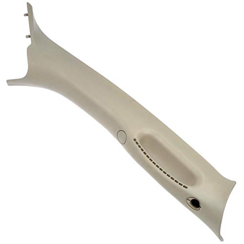 APDTY 141510 A Pillar Plastic Grab Handle Trim Molding Compatible With Front Right 2002-2008 Dodge Ram 1500 2003-2009 Ram 2500 3500 Pickup (Khaki Beige Taupe Color; Replaces 1TE74TL2AA, 5GR28TL2AE)