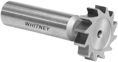 Whitney Tool 103040 Keyseat Milling Cutter, Style 100, 304 (2), 1/2" Cutting Diameter, 3/32" Cutting Width