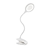 Clip Light,JustWare Bendable Bedside Book Reading