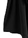 ROMWE Women's Casual Elastic Waist Summer Shorts Jersey Walking Shorts Black S