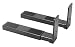 Pyle Speaker Wall Mount, Pair of Speaker Stands, Sound Bar Speaker, Large or Small Speakers, Center Channel Speaker Wall Mount, Adjustable & Extendable Length, 110 Lbs Capacity, Black (PSTNDW17) primary