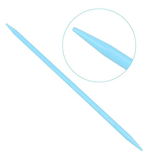 14Pcs 35cm Rainbow Colorful Knitting Needles Plastic Crochet Hooks Double Pointed Sweater Needle Knitting Needle Sewing Tools