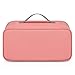 Gonex Travel Underwear Organizer,Large Compartment Bra Travel Organizer Bag Ultralight Bra Packing Cube for Underwear Bras Cosmetics Accessories Coral