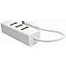 LoveRPi MicroUSB to USB 4 Port OTG Hub for Raspberry Pi Zero (MicroUSB to 4 USB 2.0, White)
