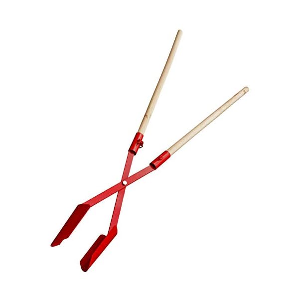 Erdlochschaufel 15-32 cm Gr.2 Lochspaten Erdlochausheber Erdlochheber Handbagger Lochschaufel handlochschaufel mit 2 Stück Hartholzstiele – Bild 3