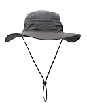 Mazo Camping Hat Outdoor Quick-dry Hat Sun Hat Fishing Cap(Grey)