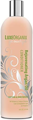 Moroccan Argan Oil Conditioner: SLS, Cruelty Sulfate-Free. Safe for Color Treated, Keratin Treated Hair. Best for Damaged, Dry, Curly or Frizzy Hair. Thickening for Fine and Thin Hair (16 Ounces)