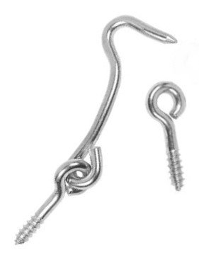 10 Pack Stanley Hardware 75-0700 4" Hook and Eyes - Zinc Plated 2 per Package