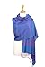 Paskmlna Paisley Jacquard Pashmina Shawl Wrap Scarf Stole (turquoise-lavender018-93)