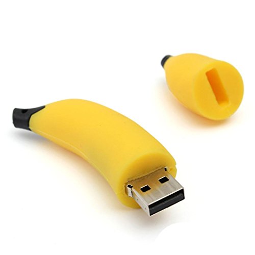 Voberry 32GB/16GB/8GB/4GB/2GB/1GB USB Memory Stick Flash Pen Drive Cartoon fruit (16GB, banana) - Thumbnail 6