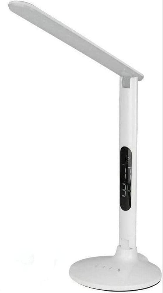 BW LED Desk Lamp, DC12V Long lifespan LED dimmable Eye Protection Desk lamp,fordable,rotatable,3 Colors & 5 Brightness Lever,LCD Display,USB Charging Port