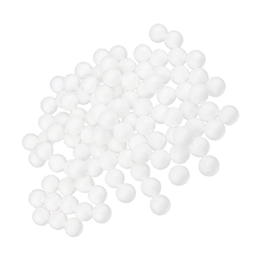 100Pcs White Foam Balls 30mm Craft Foam Balls Polystyrene Craft Balls ...