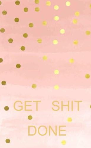 Get Shit Done: ( 2018 - 2019 ) : Two-Year Monthly Pocket Planner: 24-Month Calendar, Notes and Phone book, U.S. Holidays, Size : 4.0" x 6.5", Hand Lettering book (Calendar Monthly Notebook ) Paperback – February 26, 2018