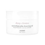 NOONI Deep-Cleanse Snowflake Jelly Cleansing Oil, 2.46 Ounces, Jelly Texture Cleansing Oil, Instant Makeup Remover, Gently and Brighten Skin, Cleansing Balm, Double Cleanse, All Skin Types