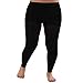 ABSOLUTE SUPPORT Extra Wide Compression Leggings for Women 20-30mmHg - Footless Compression Support Stockings for Edema, Arthritis, Swelling, Varicose Veins - Black, 5X-Large - A717BL8