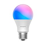 Dimmable LED WiFi Smart Light Bulb, Work with Alexa and Google Assistant and IFTTT, Koogeek E26 Night RGBW Edison Multicolor Mood Light Bulb, Remote Control, No Hub Need, Home Decor, Party -1 Pack