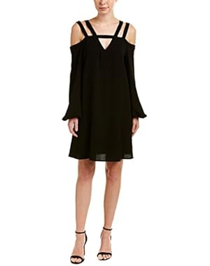 BCBGMax Azria Women's Weiss Woven Off The Shoulder Dress