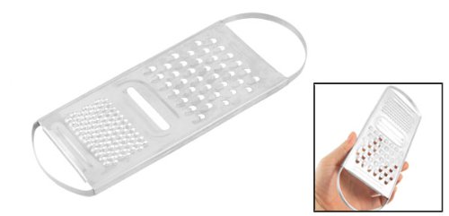 Staninless Steel Flat Grater Slicer Peeler 22cm Long Silver Tone