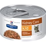 Hill's Prescription Diet k/d Kidney Care Chicken & Vegetable Stew Canned Cat Food 24/2.9 oz