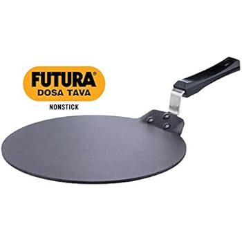 Hawkins/Futura Q41 Nonstick Tava/Griddle, 13-inch, Gray