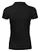 JJ Perfection Women's 3-Button Short Sleeve Slim Fit Junior Golf Polo Shirt