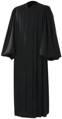 Manufaktur Men Magisterial US Judge Robe MERINO CASHMERE SILK Size 51 Black